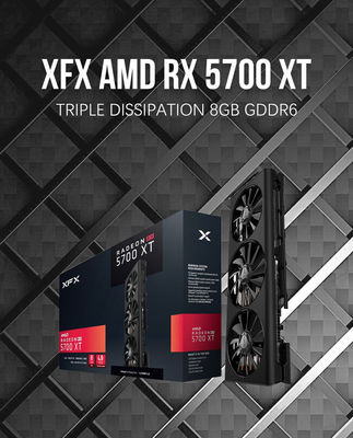 2560 Cores Radeon Rx 5700 Xt กราฟิกการ์ด, 8GB GDDR6 ETH กราฟิกการ์ดการขุด